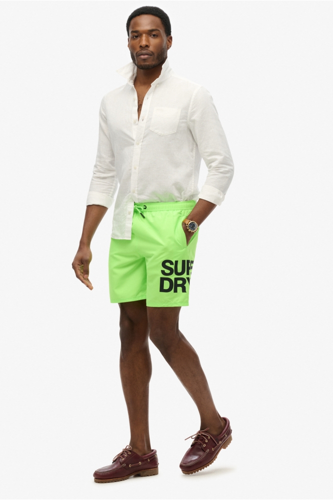 SPORTSWEAR LOGO 17 SWIM SHORT M3010247A NEON GREEN